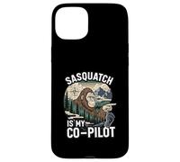 Sasquatch Co-Pilot Bigfoot Wilderness Adventure Design Carcasa para iPhone 15 Plus