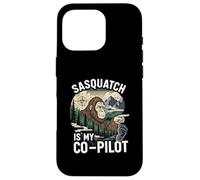 Sasquatch Co-Pilot Bigfoot Wilderness Adventure Design Carcasa para iPhone 16 Pro