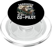 Sasquatch Co-Pilot Bigfoot Wilderness Adventure Design PopSockets PopGrip para MagSafe
