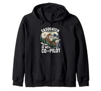 Sasquatch Co-Pilot Bigfoot Wilderness Adventure Design Sudadera con Capucha