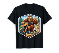 Sasquatch Dirt Bike Rider Motocross Amante de Las Motos de pie Grande Camiseta gráfica económica