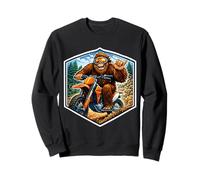 Sasquatch Dirt Bike Rider Motocross Amante de Las Motos de pie Grande Sudadera