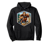 Sasquatch Dirt Bike Rider Motocross Amante de Las Motos de pie Grande Sudadera con Capucha