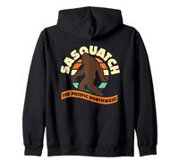 Sasquatch El Pacífico Noroeste PNW Bigfoot Sudadera con Capucha