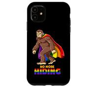 Sasquatch Gay Bigfoot No Más Orgullo Oculto Carcasa para iPhone 11