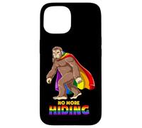 Sasquatch Gay Bigfoot No Más Orgullo Oculto Carcasa para iPhone 15