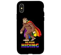 Sasquatch Gay Bigfoot No Más Orgullo Oculto Carcasa para iPhone X/XS