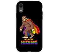 Sasquatch Gay Bigfoot No Más Orgullo Oculto Carcasa para iPhone XR
