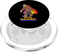 Sasquatch Gay Bigfoot No Más Orgullo Oculto PopSockets PopGrip para MagSafe