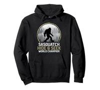 Sasquatch Hide & Seek Retro Vintage Bigfoot Men Women Funny Sudadera con Capucha
