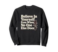 Sasquatch Self Belief Humor críptido Sudadera