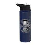 Sasquatch Selfie Bigfoot UFO Alien Stainless Steel Insulated Water Bottle