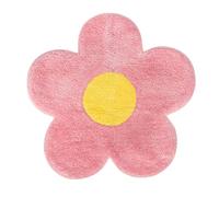 Sass & Belle Alfombrilla de baño con forma de flor