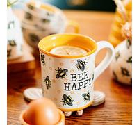 Sass & Belle Bee Happy - Taza, color amarillo