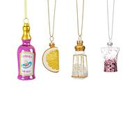 SASS & Belle Christmas Cheer Tequila Shaped Baubles - Set of 4
