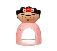 Sass & Belle Frida Kahlo Quemador de Aceite de Cera derretida, Soporte de cerámica