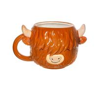 Sass & Belle Highland Cow Shaped Mug