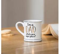 Sass & Belle I'm a Dad What's Your Superpower Taza | Gifts for Dads
