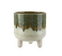 SASS & Belle Mojave Glaze - Maceta para Flores, Color Verde
