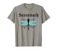 Sassenach Dragonfly Outlander ámbar azul Camiseta