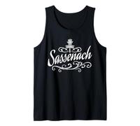 Sassenach Flourish Outlander English Premium Camiseta Camiseta sin Mangas