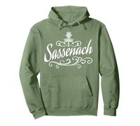 Sassenach Flourish Outlander English Premium Camiseta Sudadera con Capucha