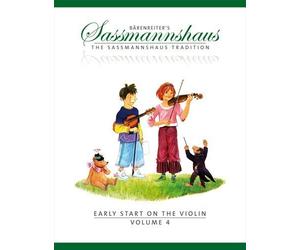 Sassmannshaus, Kurt - Libro de violín de inicio temprano 4 publicado por Baerenreiter Verlag