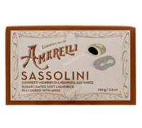 Sassolini, Confetti Morbidi di Liquirizia all'Anice, 100g, Pack de 10 Unidades
