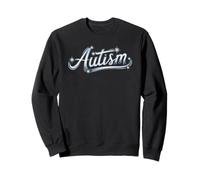 Sassy AUTISM Estrella Papá Paz Amor Aceptación Enseñar Respeto Sudadera