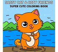 Sassy Cat and Cozy Friends: Super Cute Coloring Book