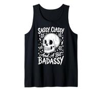 Sassy Classy and A bit Badassy Femenina Camiseta sin Mangas