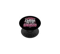 Sassy Classy and A bit Badassy Femenina PopSockets PopGrip Adhesivo