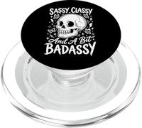 Sassy Classy and A bit Badassy Femenina PopSockets PopGrip para MagSafe