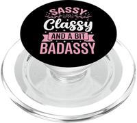 Sassy Classy and A bit Badassy Femenina PopSockets PopGrip para MagSafe