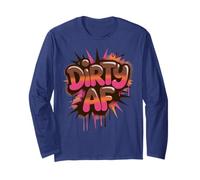 Sassy Dirty AF Mud Run Queen Mudder Buddies Mudding Princess Manga Larga