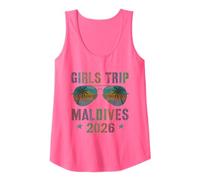 Sassy Girls Trip Maldives 2026 Vacaciones en Crucero Camiseta sin Mangas