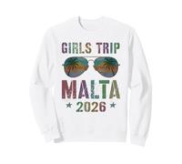 Sassy Girls Trip Malta 2026 Viaje Natación Vacaciones a Juego Sudadera