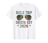 Sassy Girls Trip Siesta Key 2026 Vacay Swim Travel Matching Camiseta