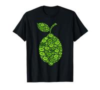 Sassy Lime Labios Besos Limas Camiseta