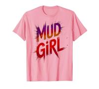 Sassy MUD Girl Run Trail Mudder Sisters Pink Mudding Queen Camiseta