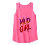 Sassy MUD Girl Run Trail Mudder Sisters Pink Mudding Queen Camiseta sin Mangas