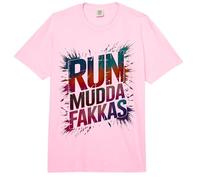Sassy Run MUDDA FAKKAS La pequeña Suciedad de My Mud Buddies Nunca Duele Comfort Colors Adult Heavyweight T-Shirt