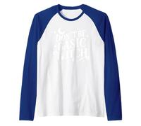 Sassy Sarcastic Don't Be Basic Witch Cita de Halloween para Mujer Camiseta Manga Raglan