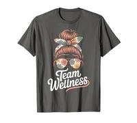 Sassy Team Wellness Fitness PT Enfermera Diva OT P.E Gimnasio Camiseta