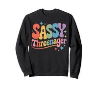 Sassy Threenager 3rd Birthday Toddler Girl Sudadera