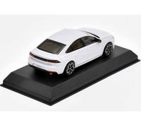 SAST NOREV Miniatura Peugeot 508 GT Híbrido de 2023 Blanco Okenite Coche de Colección 1/43 Metal