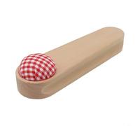 Sastre Clapper - Herramienta de prensado de costura de madera de haya para aplanar costuras, pliegues y pliegues en acolchado, patchwork y sastrería (1 soporte de madera con pines)