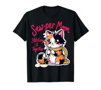 Sastre Kawaii Sew-per Mom Camiseta
