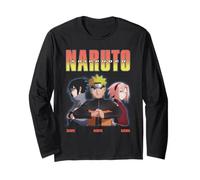 Sasuke Naruto Sakura Trio Glowing Portrait Anime Manga Larga
