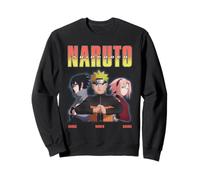 Sasuke Naruto Sakura Trio Glowing Portrait Anime Sudadera